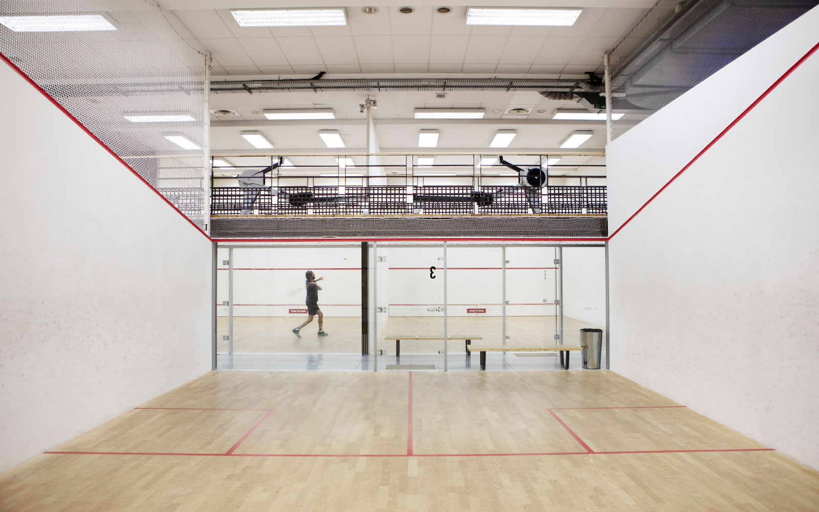 Front de Seine - Le du Squash à Paris 15 - Beaugrenelle